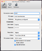 Session Configuration